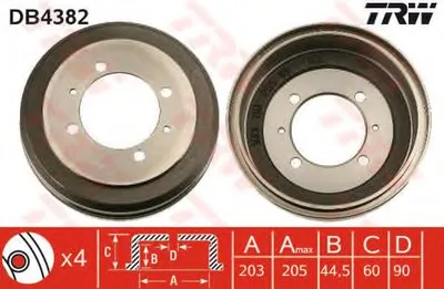 Тормозной барабан TRW купить
