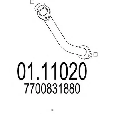 Труба выхлопного газа MTS купить