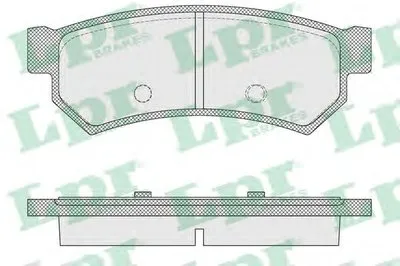 Комплект тормозных колодок, дисковый тормоз LPR купить