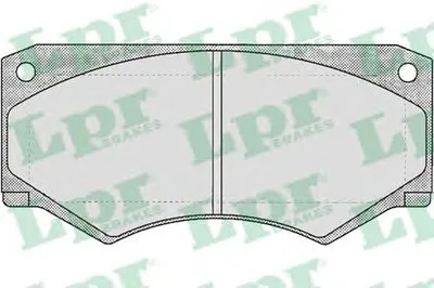 Комплект тормозных колодок, дисковый тормоз LPR купить