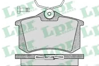 Комплект тормозных колодок, дисковый тормоз LPR купить