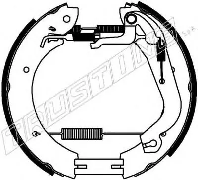 Комплект тормозных колодок FAST KIT TRUSTING купить