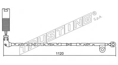 Сигнализатор, износ тормозных колодок TRUSTING купить