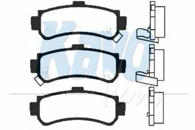 Комплект тормозных колодок, дисковый тормоз MK KASHIYAMA KAVO PARTS купить