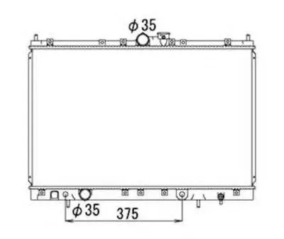 Радиатор, охлаждение двигателя NRF купить
