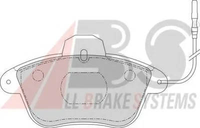 Комплект тормозных колодок, дисковый тормоз A.B.S. купить