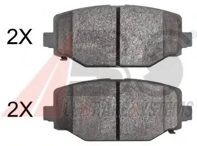 Комплект тормозных колодок, дисковый тормоз A.B.S. купить