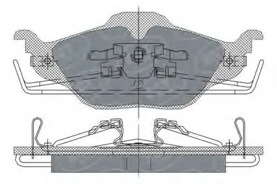 Комплект тормозных колодок, дисковый тормоз SCT Germany купить