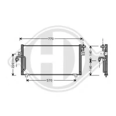 Конденсатор, кондиционер DIEDERICHS купить