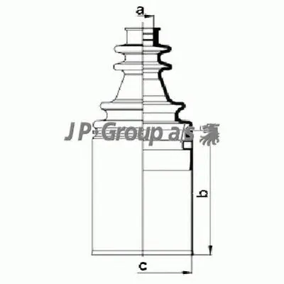 Комплект пылника, приводной вал QH JP GROUP купить