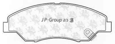 Комплект тормозных колодок, дисковый тормоз QH JP GROUP купить