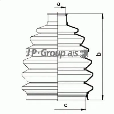 Комплект пылника, приводной вал QH JP GROUP купить