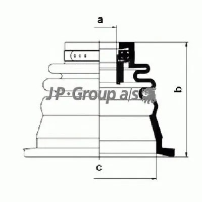 Комплект пылника, приводной вал QH JP GROUP купить
