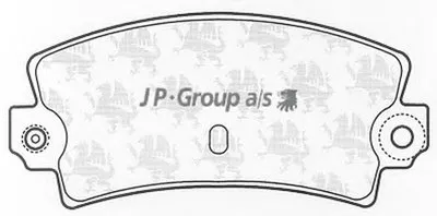 Комплект тормозных колодок, дисковый тормоз QH JP GROUP купить