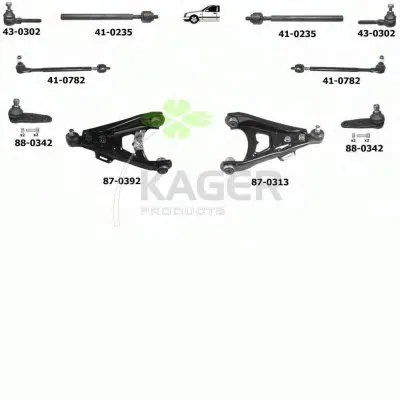 Подвеска колеса KAGER купить