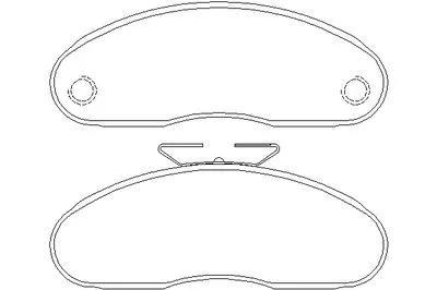 Комплект тормозных колодок, дисковый тормоз DON купить