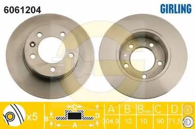 Тормозной диск GIRLING купить