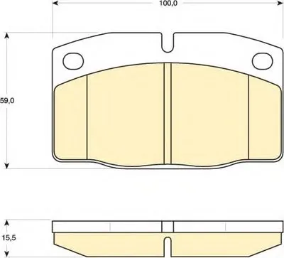 Комплект тормозных колодок, дисковый тормоз GIRLING купить