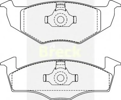 Комплект тормозных колодок, дисковый тормоз BRECK купить