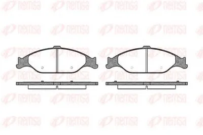Комплект тормозных колодок, дисковый тормоз KAWE купить