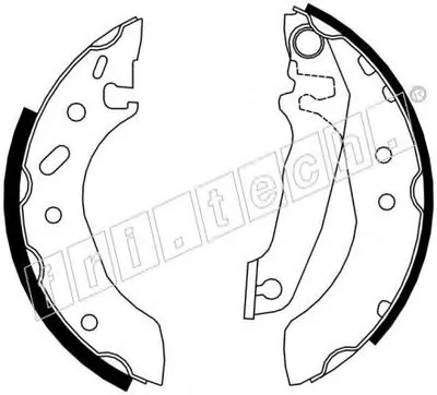 Комплект тормозных колодок fri.tech. купить