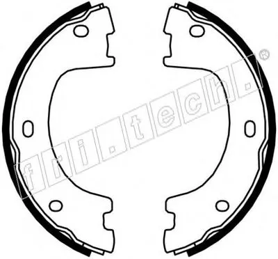 Комплект тормозных колодок, стояночная тормозная система fri.tech. купить