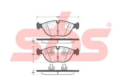 Комплект тормозных колодок, дисковый тормоз sbs купить