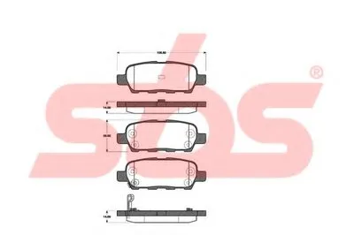 Комплект тормозных колодок, дисковый тормоз sbs купить