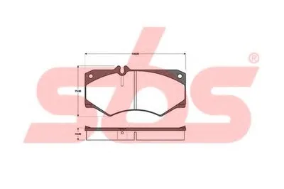 Комплект тормозных колодок, дисковый тормоз sbs купить