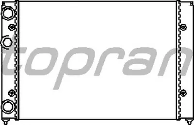 Радиатор, охлаждение двигателя TOPRAN купить