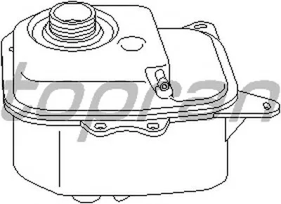 Компенсационный бак, охлаждающая жидкость TOPRAN купить