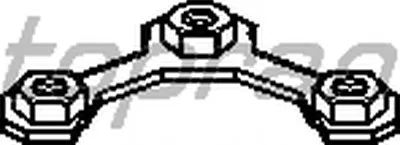 Стопорная пластина, несущие / нап TOPRAN купить