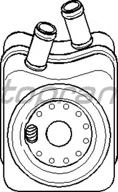 масляный радиатор, двигательное масло TOPRAN купить