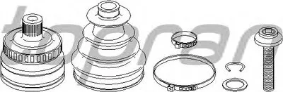 Шарнирный комплект, приводной вал TOPRAN купить