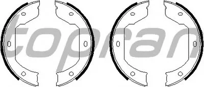 Комплект тормозных колодок, стояночная тормозная система TOPRAN купить
