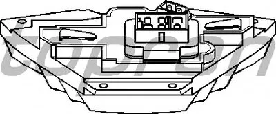 Регулятор, вентилятор салона TOPRAN купить