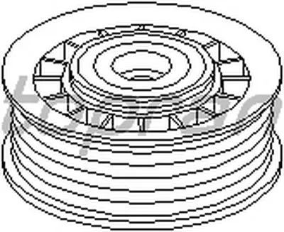 Натяжной ролик, поликлиновой  ремень TOPRAN купить