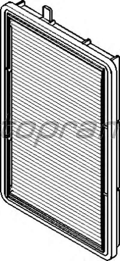 Фильтр, воздух во внутренном пространстве TOPRAN купить