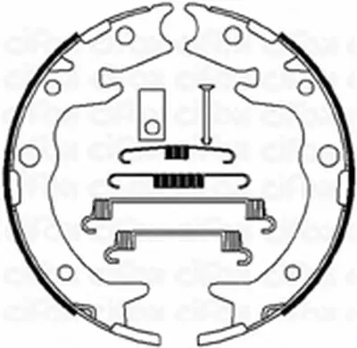 Комплект тормозных колодок, стояночная тормозная система CIFAM купить