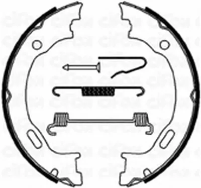 Комплект тормозных колодок, стояночная тормозная система CIFAM купить