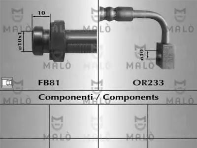 Тормозной шланг MALÒ купить