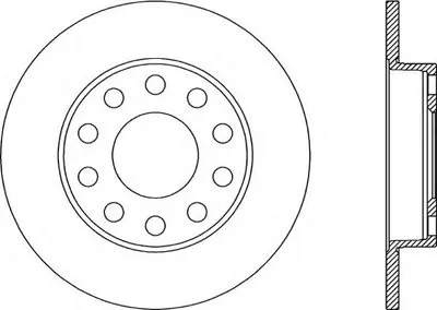 Тормозной диск RADIANCE OPEN PARTS купить