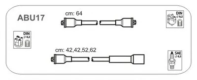Комплект проводов зажигания JANMOR купить