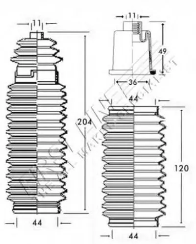 Пыльник, рулевое управление FIRST LINE купить