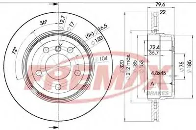 Тормозной диск Premium Carbon + FREMAX купить