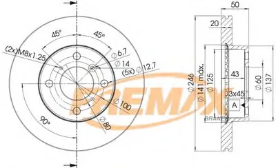 Тормозной диск Premium Carbon + FREMAX купить