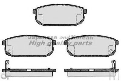 Комплект тормозных колодок, дисковый тормоз ASHUKI купить