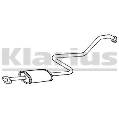 Средний глушитель выхлопных газов KLARIUS купить