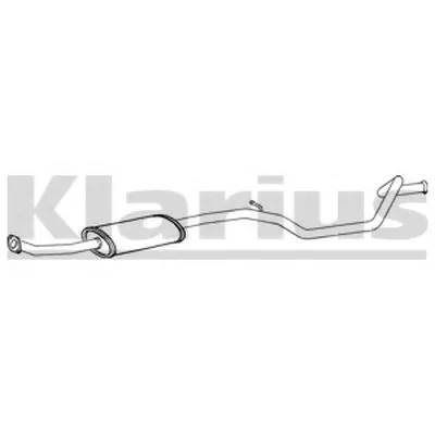 Средний глушитель выхлопных газов KLARIUS купить