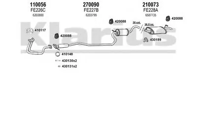 Система выпуска ОГ KLARIUS купить